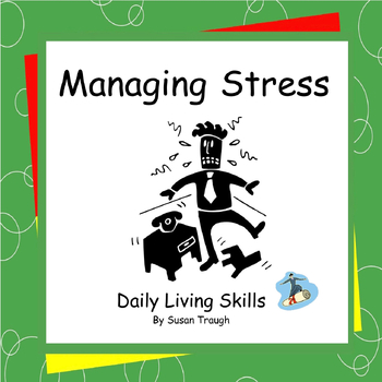Preview of Managing Stress - 2 Workbooks - Daily Living Skills