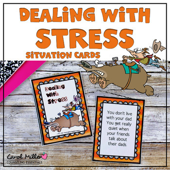 Preview of Managing Stress Social Skills Task Cards | Decision Making
