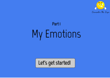Preview of Managing my Emotions Pt1: My Emotions (Boom Slides)