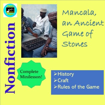 Preview of Mancala-- History, Game Board, and Rules Distance Learning