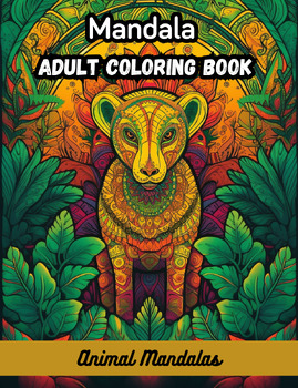 Preview of Mandala Animals Adult ColMandala Adult Coloring Book Animal Mandalas Exotic