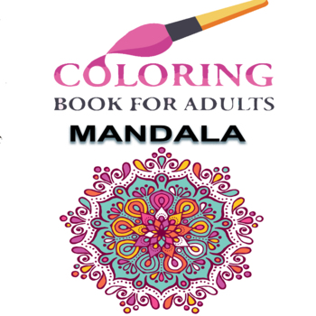 Mandala Coloring Book for Adults with Thick Artist Quality Paper, Hardback  Covers, and Spiral Binding by ColorIt
