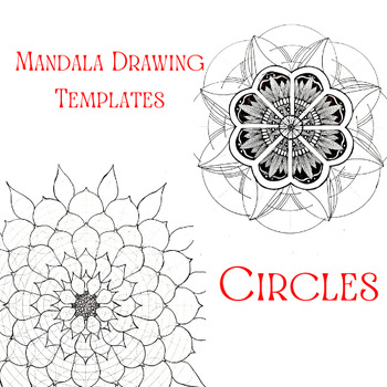 Preview of Mandala Circle Templates-10 pack