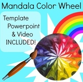 Mandala Color Wheel Art Lesson Painting Acrylic Geometry P