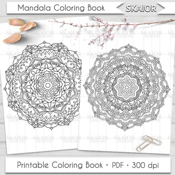 Download Mandala Coloring Book Adult Coloring Book Printable Pdf Relaxation