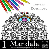 Mandala Coloring Page, Mandala Colouring, Mandala Flower H