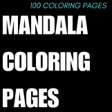 Mandala Coloring Pages 100 Printable SEL Tessellations Col