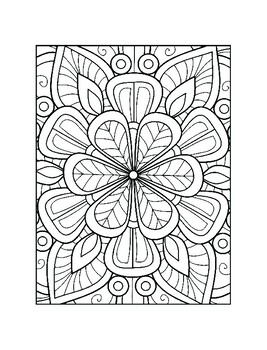 Mandala Coloring Pages by California Counselor | TPT