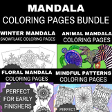 Mandala Coloring Pages Bundle, Mandala Coloring Pages, Col