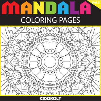 Preview of Mandala Coloring Pages Vol 03