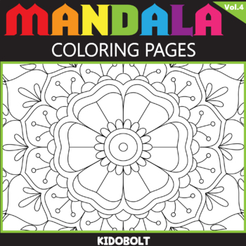 Preview of Mandala Coloring Pages Vol 04