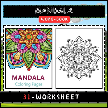 Preview of Mandala Coloring Pages cartoon multidesign for work