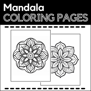 Preview of Mandala Coloring Pages for Deep Focus and Relaxation