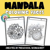 Mandala Coloring Sheets | Flowers Coloring Sheets | Mindfu