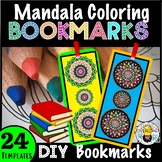 Mandala DIY Bookmarks | 24 DIY printable templates for stu