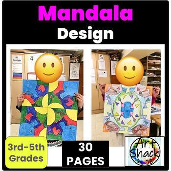 Preview of Mandala Design: Symmetry Art Unit-Google Slides & PDF File included.