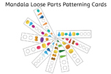 Mandala Loose Parts Patterning Cards