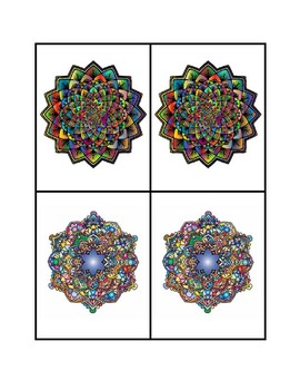 Preview of Mandala Matching Cards