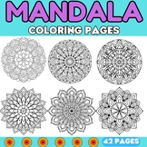 Mandala Meditate Relaxing  Coloring Pages Sheets for 3rd 4