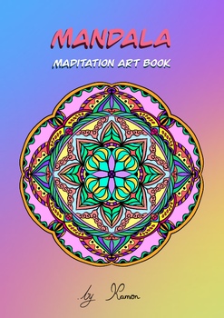 Preview of Mandala Medition of Art: Colouring books for Young. Pack 1