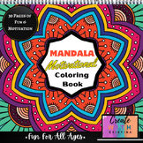 Mandala Motivational Coloring Book | Self-Love & Affirmati