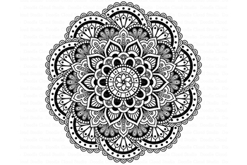 Download Mandala Svg Dxf Mandala Zentangle Mandala Svg Files By Doodle Cloud Studio