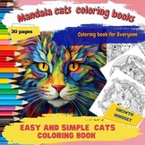 Mandala cats  coloring books