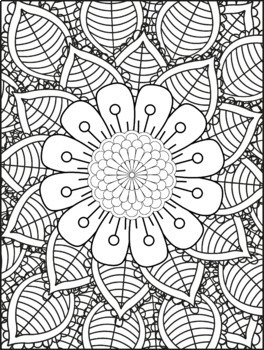 Adult Coloring Book Stress Relieving Designs Animals Mandalas: Beautifully  Designed 40 Unique Geometric Patterns With Animals Mandalas For Relaxation