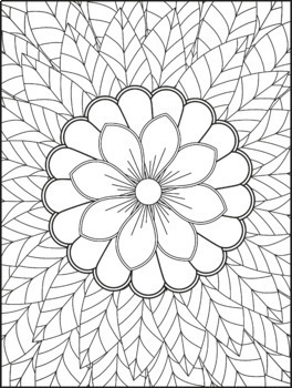 Mandala Color by Number Anti Anxiety Coloring Book for Adult Relaxation [Book]