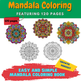 Mandalas Coloring Book Featuring 120