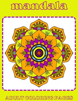 Preview of Mandalas Coloring Pages for Adults
