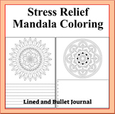 Mandalas Coloring and Journaling Pages -100 Coloring Manda
