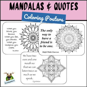 mandalas and quotes colouring pages mandalas and quotes posters