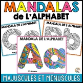 Mandalas de l'alphabet - French Alphabet Mandalas