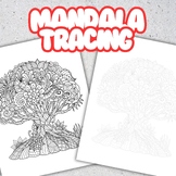 Mandalas for OUTLINE, Tracing and Coloring, mandala practi