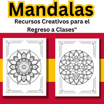 Preview of Mandalas for Spanish Teachers: Creative Resources for Back-to-School