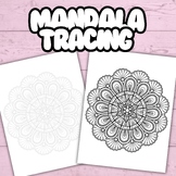Mandalas for outline, Tracing and Coloring, mandala practi