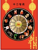 Mandarin Chinese animal zodiac wheel 中文十二生肖转盘