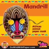 Mandrill Mask | Printable Craft Activity | African Animal 