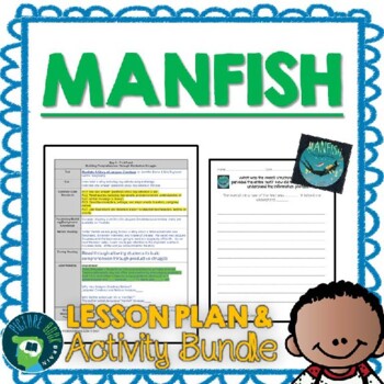 Preview of Manfish a Story of Jacques Cousteau Lesson Plan and Google Activities