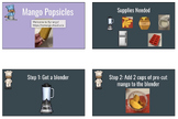 Mango Popsicles (Special Education Visual Recipes, Sequencing)