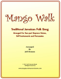 Mango Walk Jamaican Folk Song for Orff instruments and 2-p