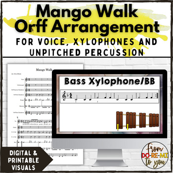 Preview of Mango Walk Orff Arrangement