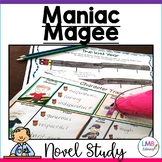 Maniac Magee Novel Study-Comprehension, vocabulary, and more!