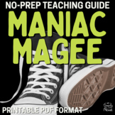Maniac Magee Novel Study Unit Teaching - 170+ Page Teacher Resource BUNDLE