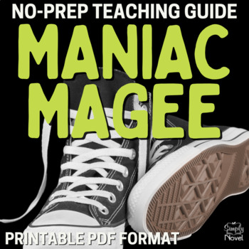Preview of Maniac Magee Novel Study Unit Teaching - 170+ Page Teacher Resource BUNDLE