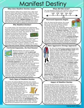 Preview of Manifest Destiny Reading