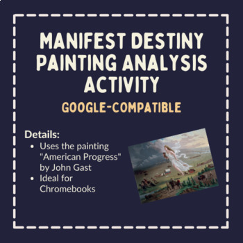 Preview of Manifest Destiny Painting Analysis (Google, Editable)