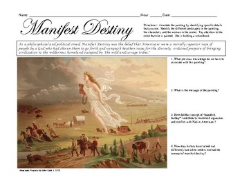 Preview of Manifest Destiny Painting Annotation