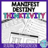Manifest Destiny Thinktivity™ Reading Comprehension - West